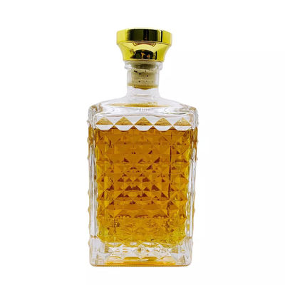 quality Materiale del corpo Bottiglia di vetro per gin di alta qualità Vodka Whisky Disegno unico factory